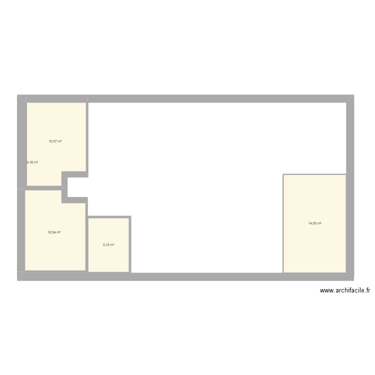 MAISON 2. Plan de 5 pièces et 40 m2