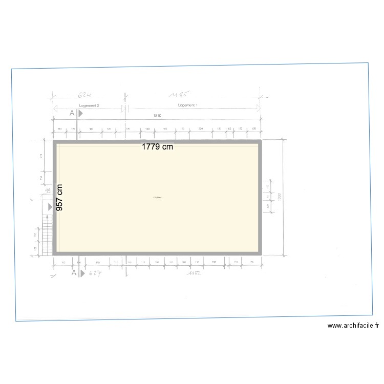 Kraainem. Plan de 1 pièce et 170 m2