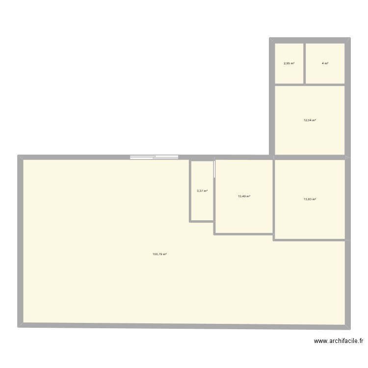 Agrandissement St Mo. Plan de 7 pièces et 147 m2