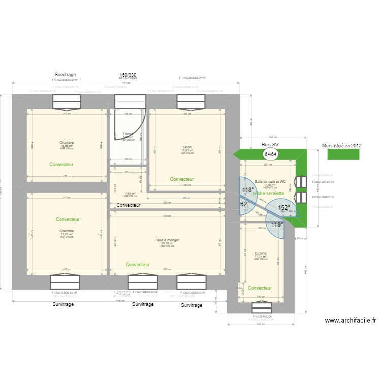 ML24013585  ALAYRANGUES. Plan de 26 pièces et 327 m2