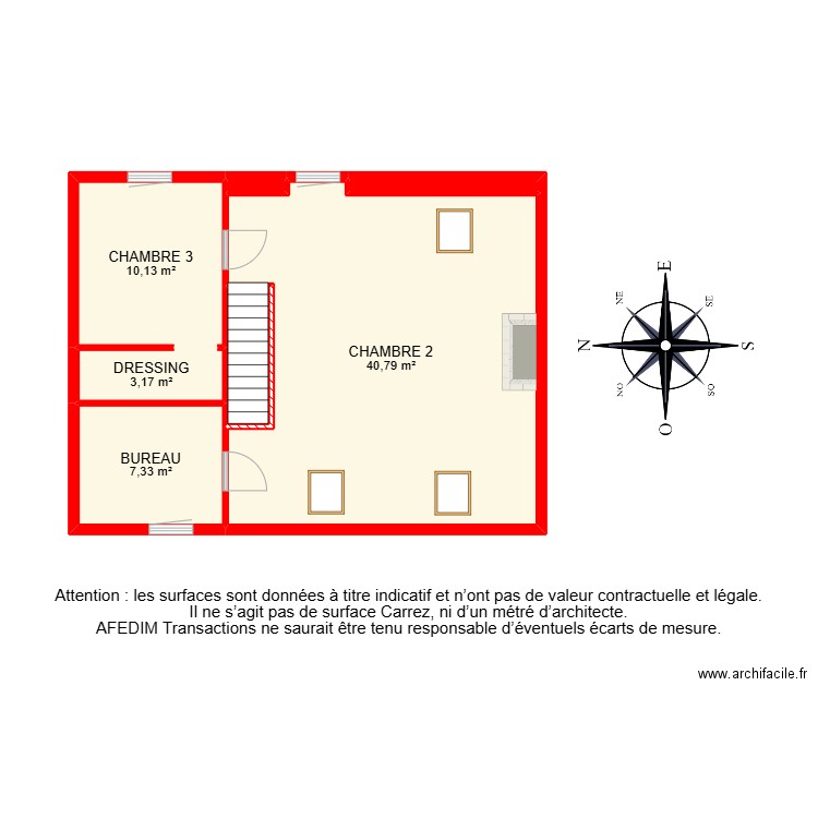 BI26190 -. Plan de 19 pièces et 221 m2