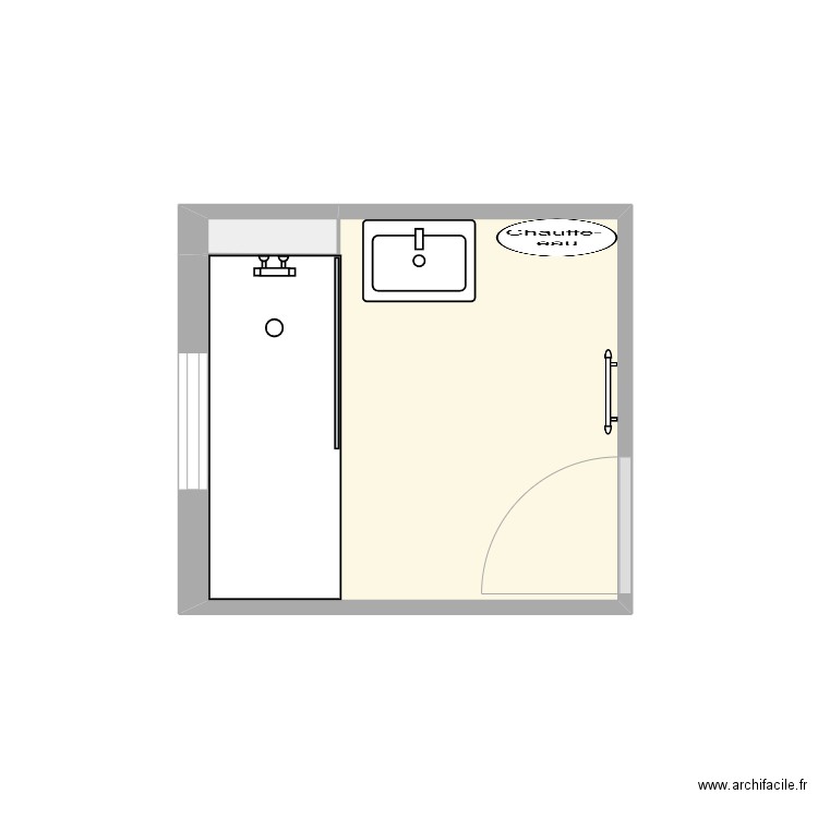 Jankowski 2. Plan de 2 pièces et 4 m2