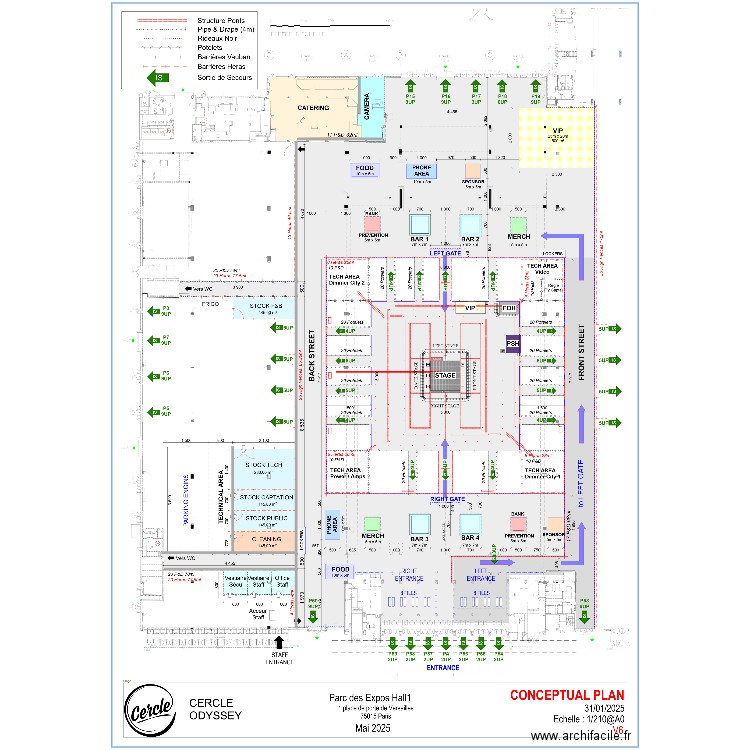 Fences | Paris. Plan de 0 pièce et 0 m2