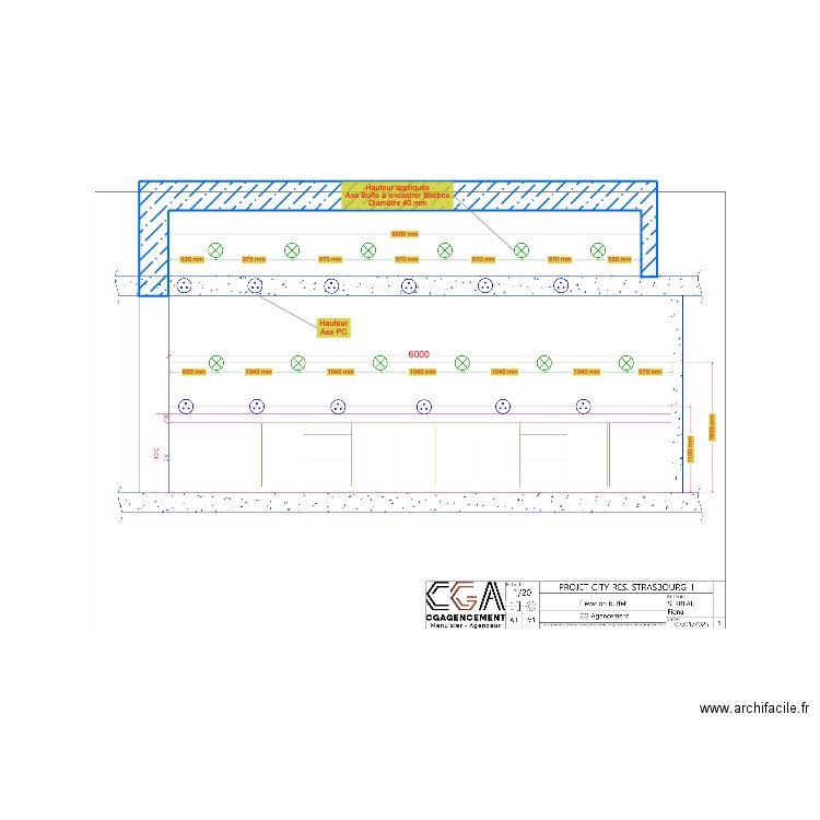 STRASBOURG ECLAIRAGE BUFFET. Plan de 0 pièce et 0 m2