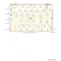 Plan rénovation laboratoire salle B 102 - version 10 postes