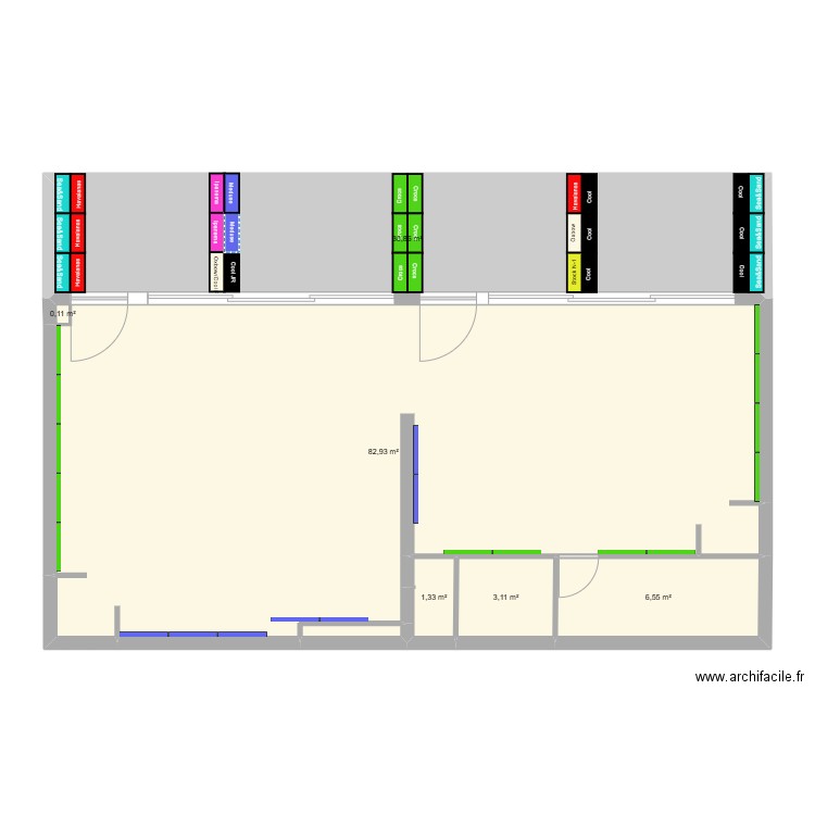 Sea&Sand La Tranche plan. Plan de 6 pièces et 125 m2