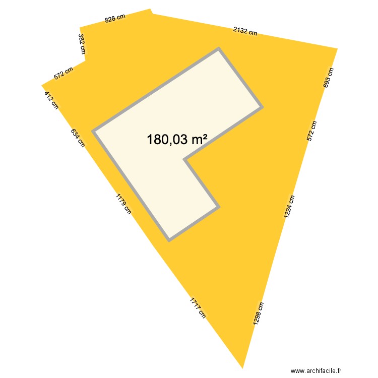 SCI CALDENACUCIEN 3. Plan de 1 pièce et 180 m2