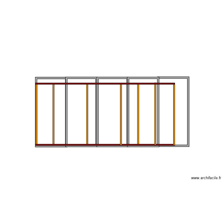 face maison petit extension. Plan de 0 pièce et 0 m2