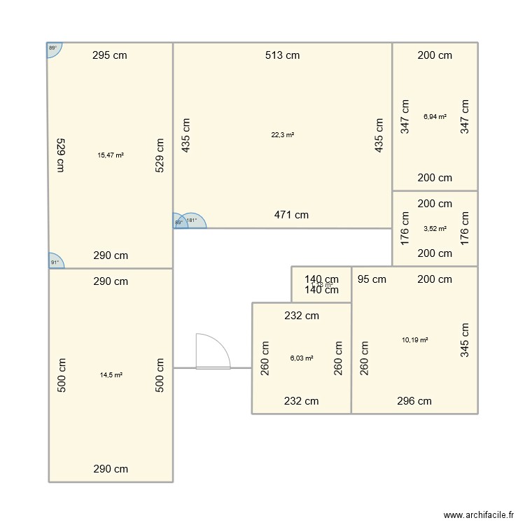 MBMaison. Plan de 8 pièces et 80 m2