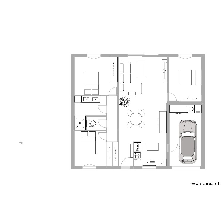 plan DESSIS DANIELE. Plan de 10 pièces et 34 m2