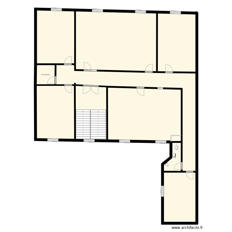 Max Richard - plan travaux. Plan de 5 pièces et 277 m2