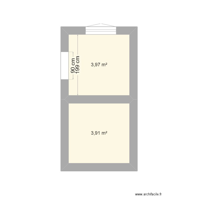 a construire aussi. Plan de 2 pièces et 8 m2