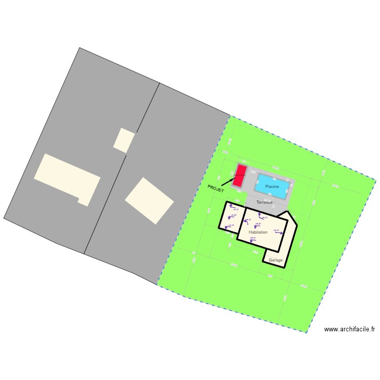 DP2. Plan de 9 pièces et 646 m2