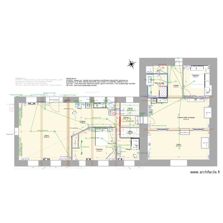 Pressoir 3.2. Plan de 27 pièces et 293 m2