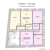  Bâtiment 1 2eme étage + estimation loyer + travaux léger 