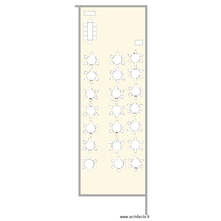 Plan mariage. Plan de 1 pièce et 314 m2