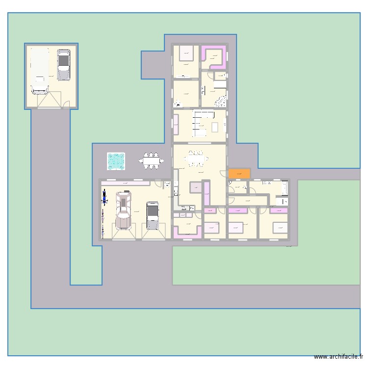 ideal. Plan de 34 pièces et 2242 m2