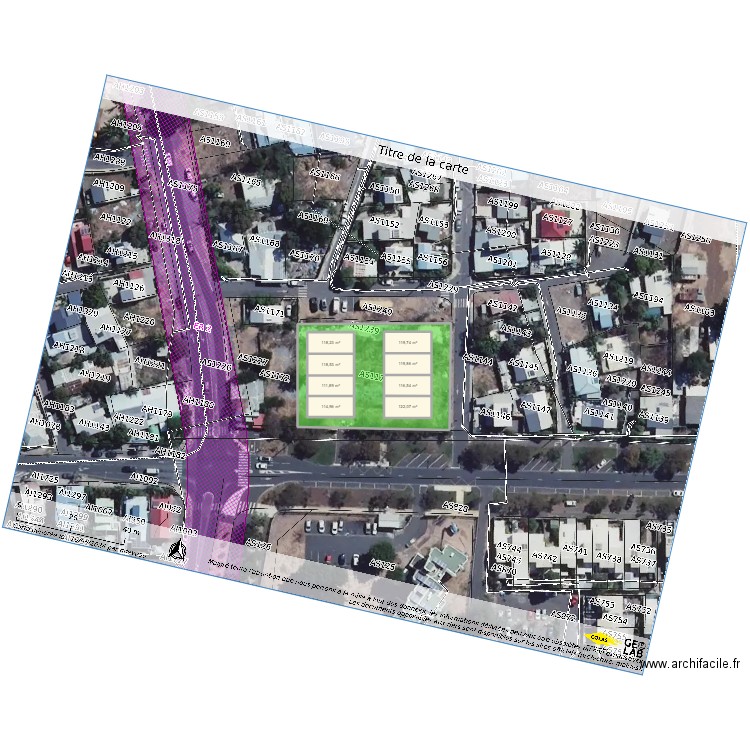 sidr le port . Plan de 9 pièces et 2865 m2