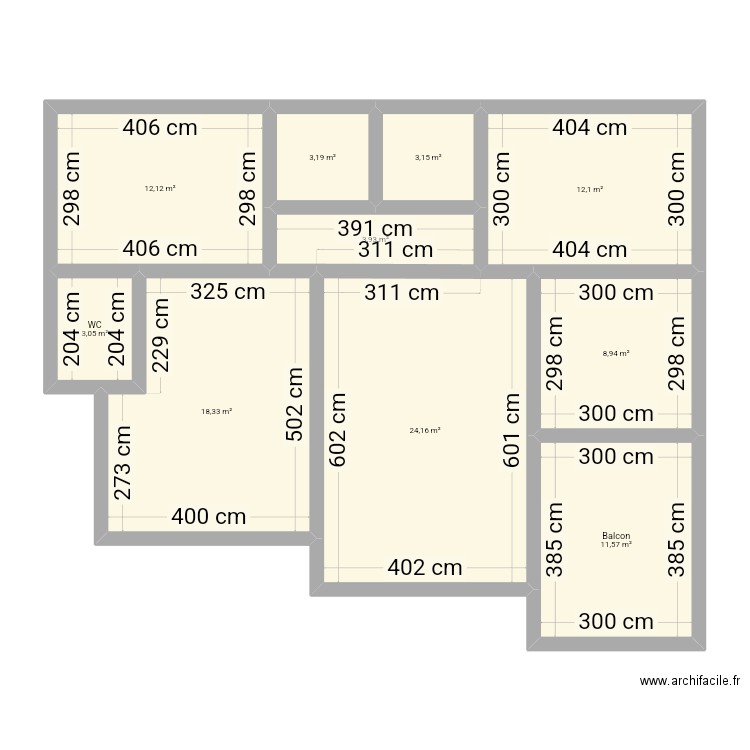 Plan my home istm . Plan de 10 pièces et 101 m2