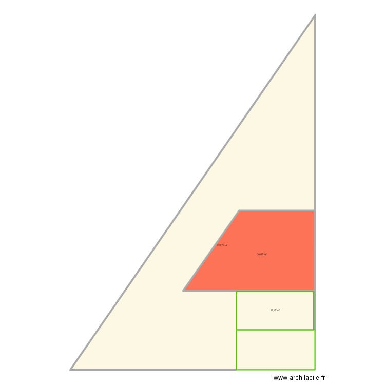 PLAN MAISON HELENE 3. Plan de 3 pièces et 181 m2