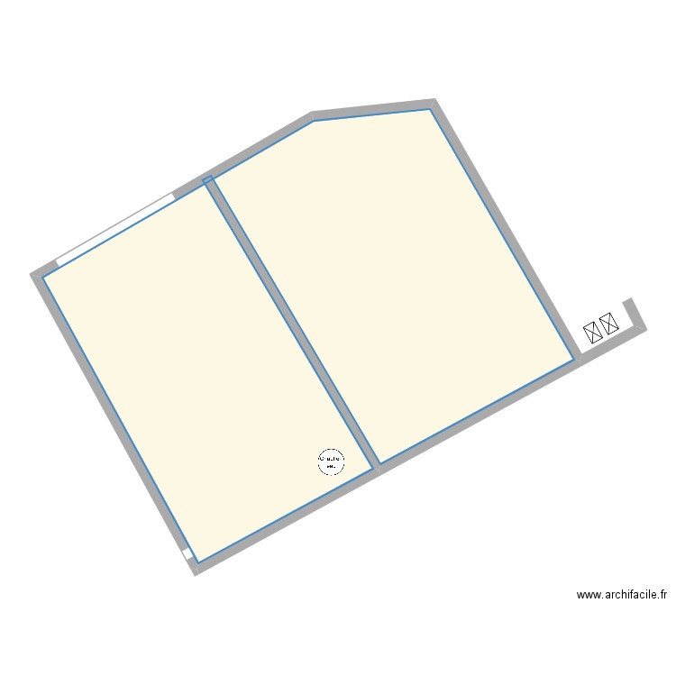 VI0312AN. Plan de 1 pièce et 108 m2