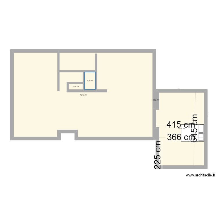 plan archi 3. Plan de 25 pièces et 472 m2