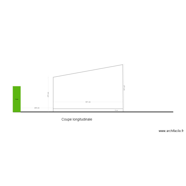 COUPE_SUR_TERRAIN_PROJ. Plan de 0 pièce et 0 m2