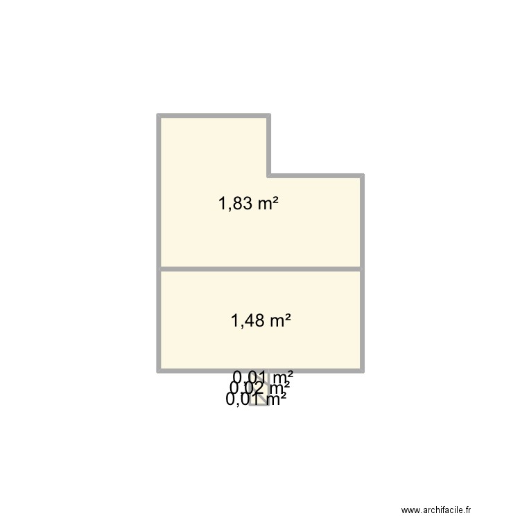 plan institut . Plan de 5 pièces et 3 m2