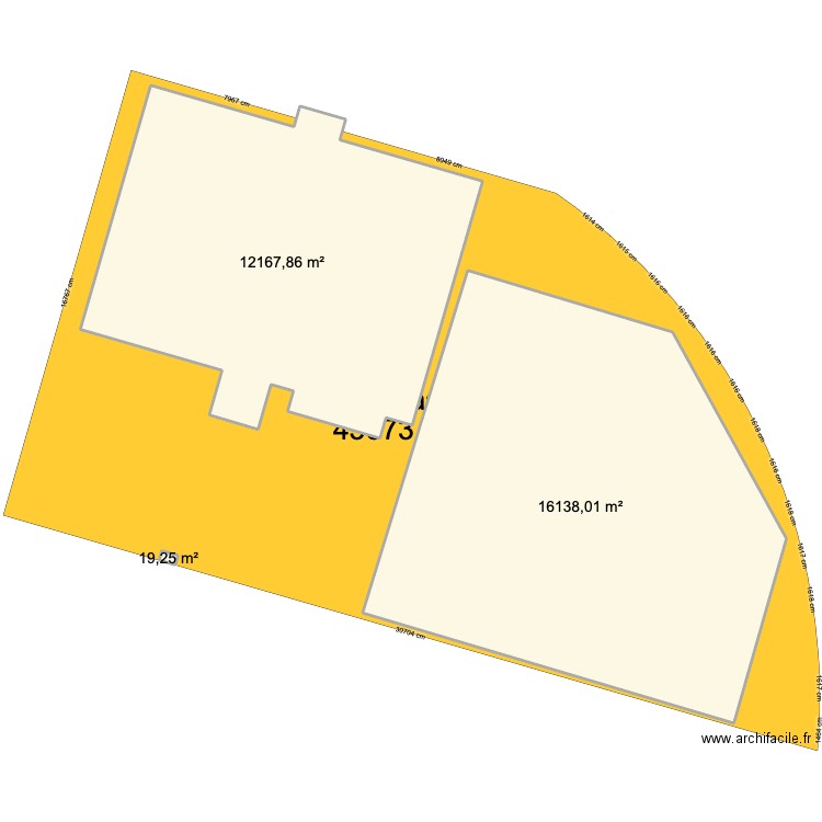 Strasbourg - Datacenter. Plan de 3 pièces et -1740 m2