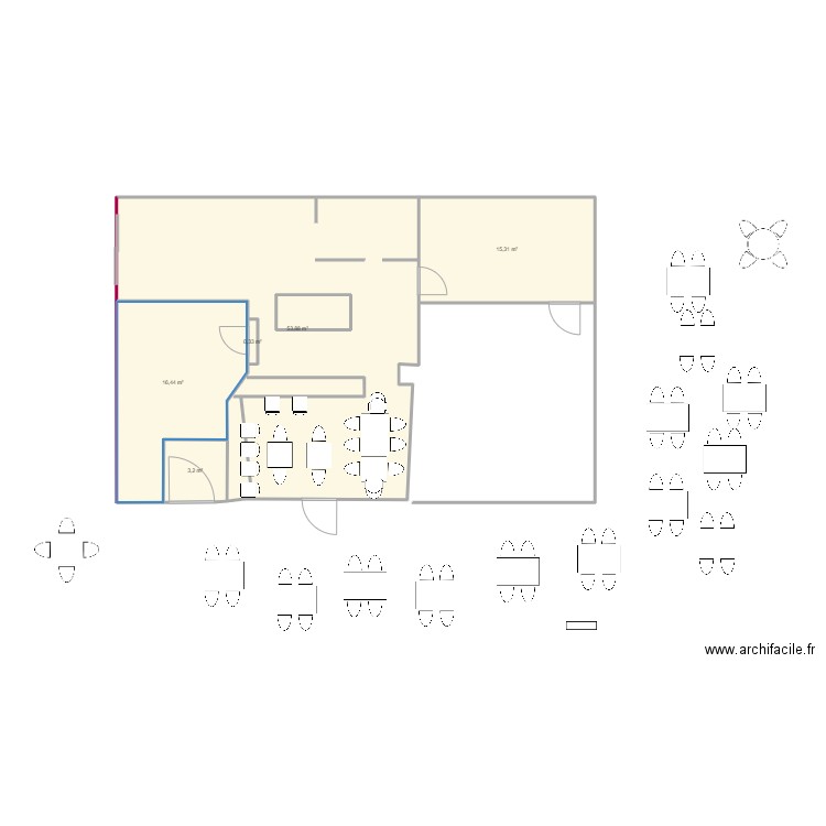 WOLF2. Plan de 5 pièces et 89 m2