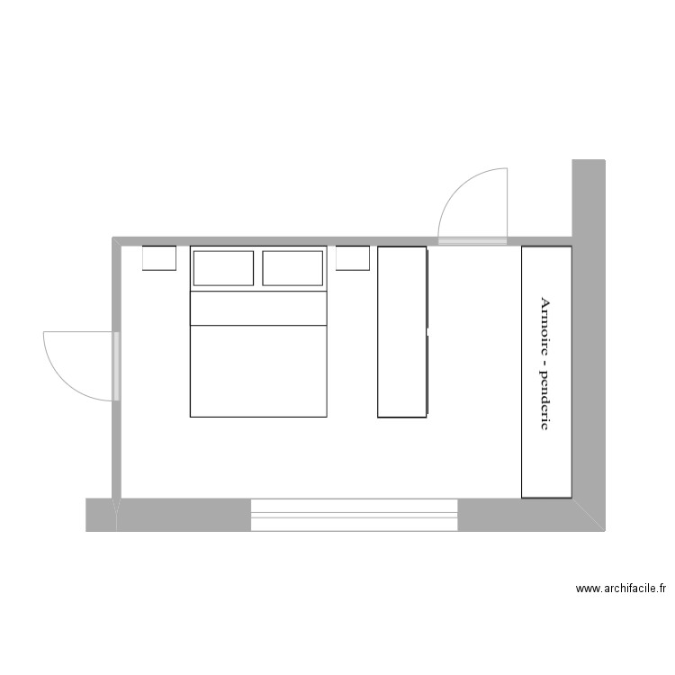 Chambre rez. Plan de 0 pièce et 0 m2