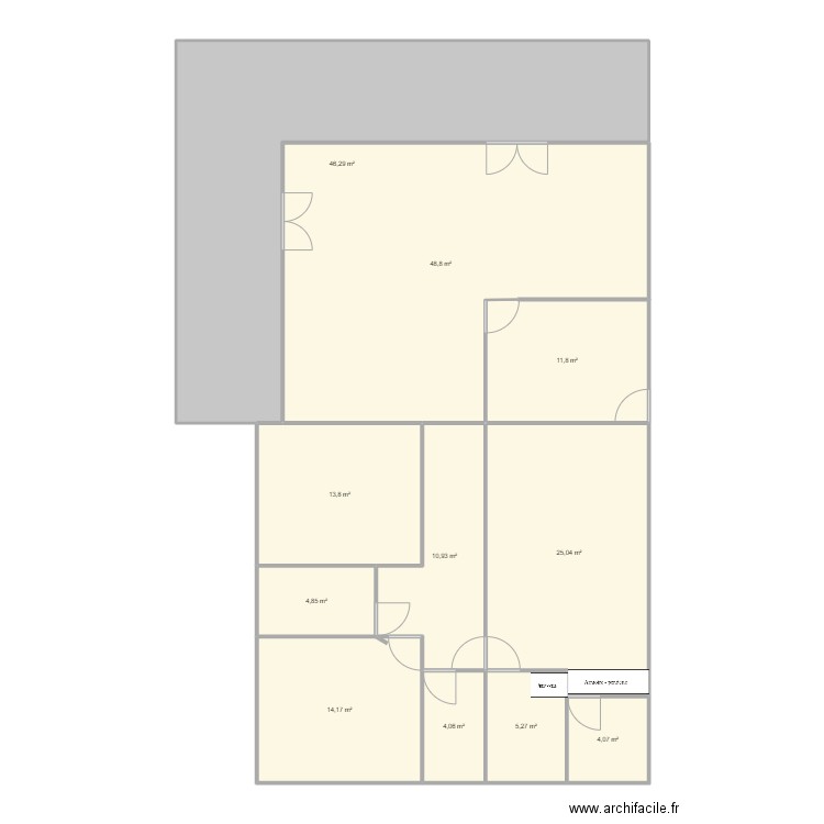 MAISON PAPA BACON2. Plan de 11 pièces et 189 m2