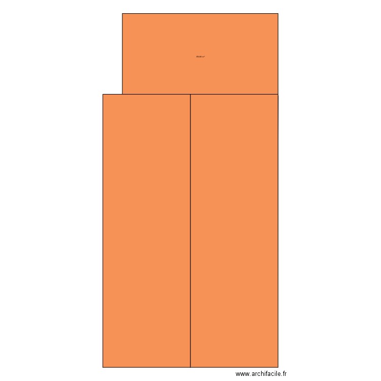 essai. Plan de 1 pièce et 60 m2