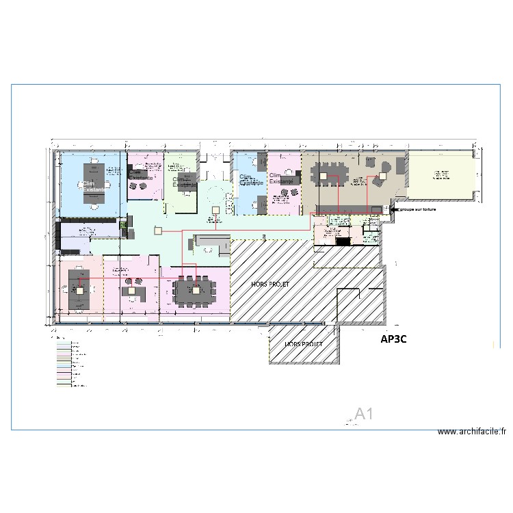 AP3C climatisation . Plan de 0 pièce et 0 m2