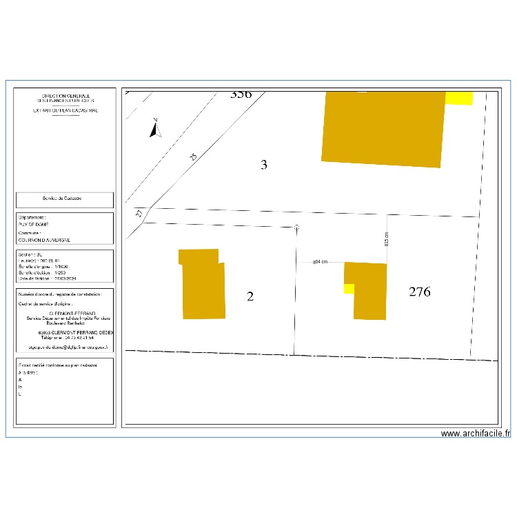 bl276 Christophe. Plan de 0 pièce et 0 m2