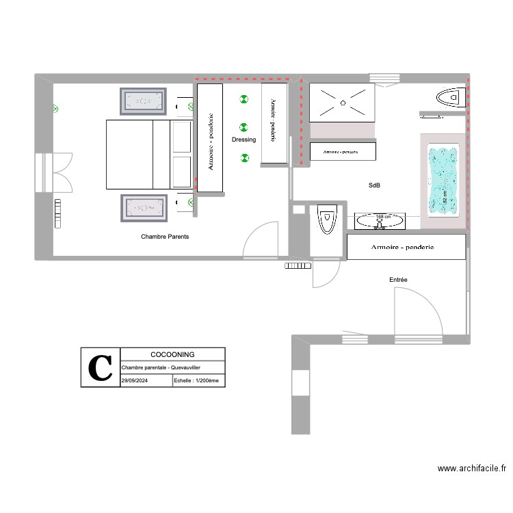 Chambre parentale 3. Plan de 0 pièce et 0 m2