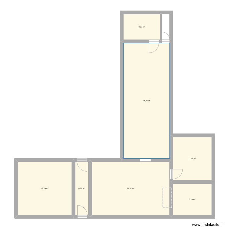 maison de nos reve. Plan de 7 pièces et 112 m2