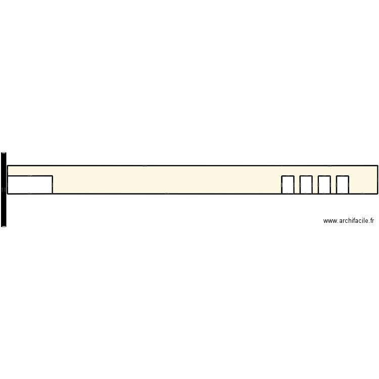 POTOU. Plan de 7 pièces et 403 m2