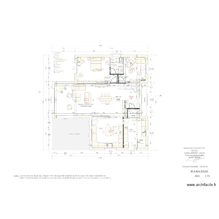 9 cerisiers rdc. Plan de 0 pièce et 0 m2