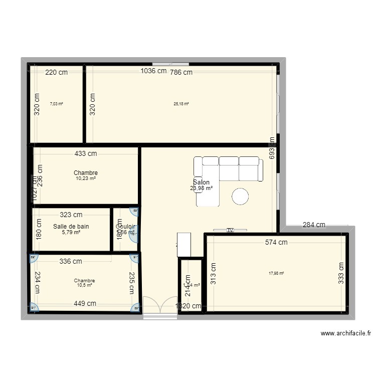 projet maison . Plan de 9 pièces et 196 m2