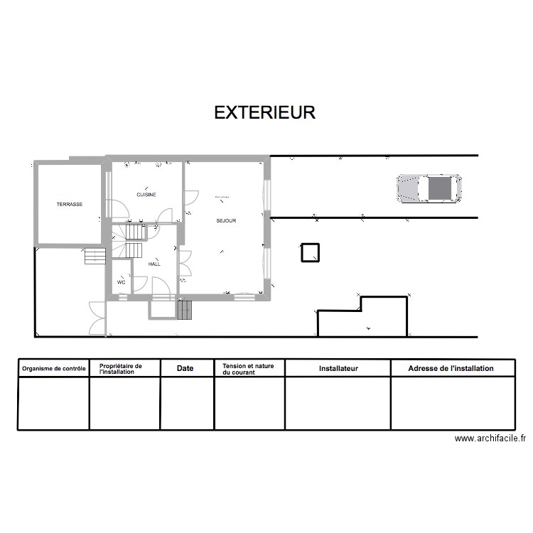 REZ DE CHAUSSE3. Plan de 11 pièces et 193 m2