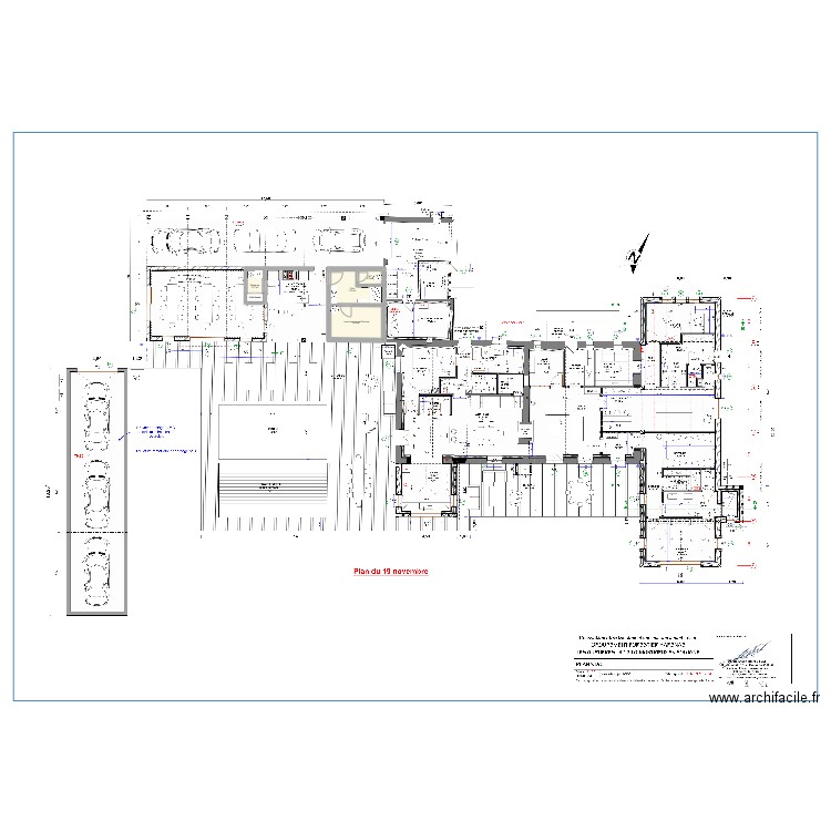 pool house. Plan de 6 pièces et 57 m2