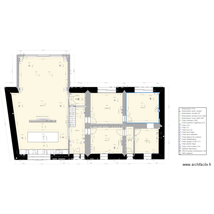 Merkholtz NOVO. Plan de 26 pièces et 440 m2