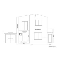 plan de facade Ouest original