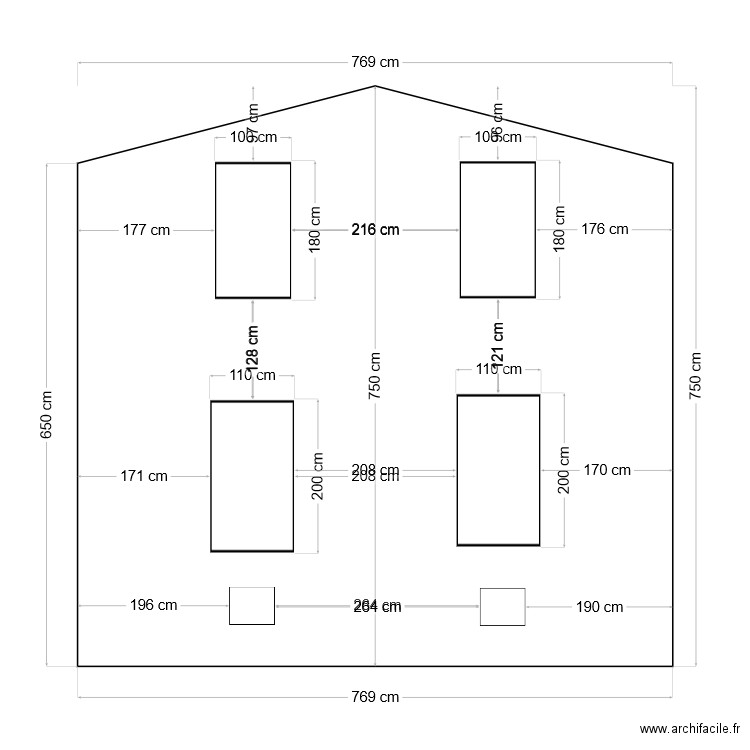 plan facade maison evolution. Plan de 0 pièce et 0 m2