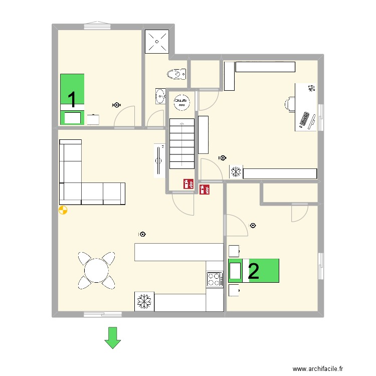 RTF Thifault. Plan de 12 pièces et 183 m2