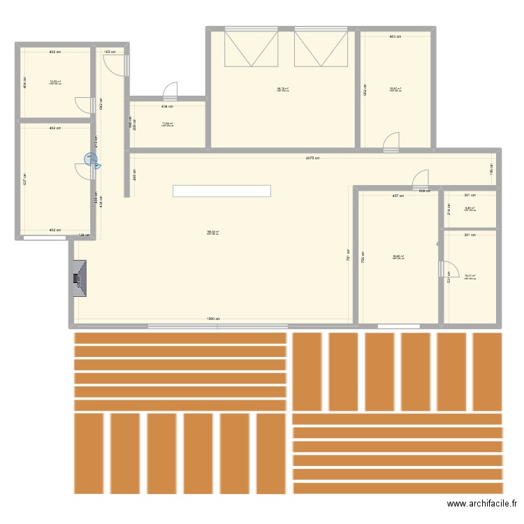 maison en provence . Plan de 8 pièces et 362 m2