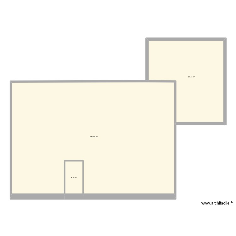 test. Plan de 3 pièces et 192 m2