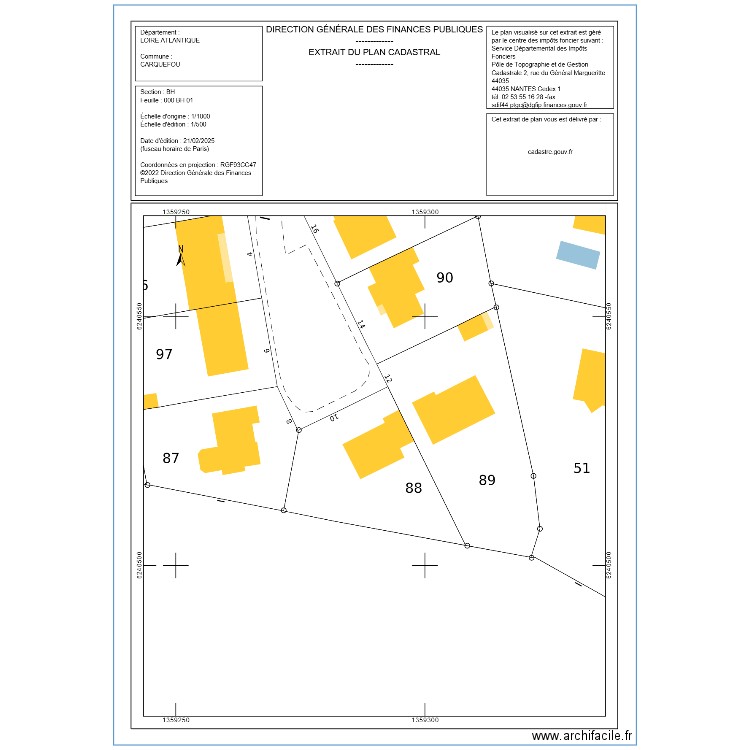 DP 2 SALAUN . Plan de 0 pièce et 0 m2