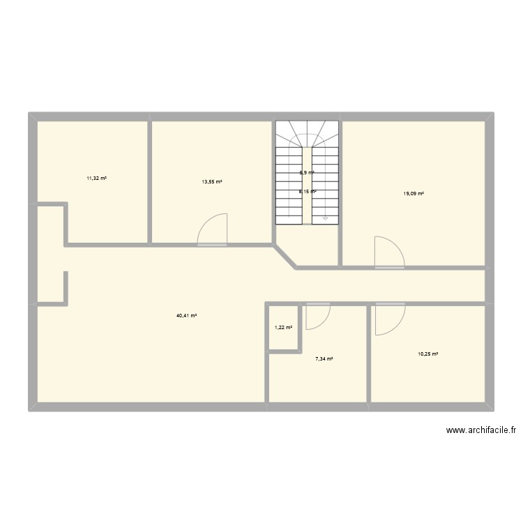 Cluses Le Bargy - Simulaion 1. Plan de 40 pièces et 343 m2